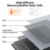 Solární panel, výkon 220 W, skládací konstrukce, 220W Náhled obrázku produktu 5
