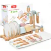 Spielküche Kinderküche Zubehör Holz, 33 St. Geschirrset mit Produktbild-Vorschau 1