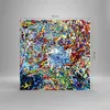 Bilder auf glas - Abstraktion modern - 40x40cm - Glasbilder Produktbild-Vorschau 3