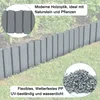 UISEBRT, lot de 12 pièces, gris, bordure de parterre en Voir les images du produit 3