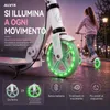 Monopattini per bambini con freno a mano, ruote luminose a Anteprima dell’immagine prodotto 7