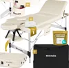 tectake® 3zónové masážní lehátko Phuket Šířka 70 cm, Náhled obrázku produktu 2