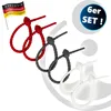 EUROTOOLS Silikon-Kabelbinder-Set 6,5 mm x 175 mm, Produktbild-Vorschau 2