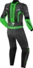 Combinaison cuir moto 2 pièces Bogotto Misano, noir/vert, Voir les images du produit 2