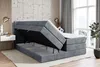 ALTDECOR Boxspringbett mit 2 Matratzen und Topper - 160x200 Produktbild-Vorschau 3