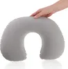 com-four® 2x Aufblasbares Nackenstützkissen - Praktisches Produktbild-Vorschau 5
