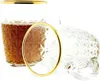 Sunay 6er Gläser-Set mit Henkel Gold Umrandung 203 ml Produktbild-Vorschau 1