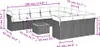 Modulares Garten-Sofa-Set, 12-teilig, mit abnehmbaren Produktbild-Vorschau 3