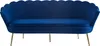 SalesFever Muschel-Sofa | 3-Sitzer | Bezug Samt-Stoff | Produktbild-Vorschau 1