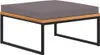 vidaXL Fußablage mit Auflage 66×66×36 cm Akazien Massivholz Produktbild-Vorschau 5