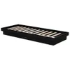 vidaXL Massivholzbett Schwarz 75x190 cm -  Betten & Produktbild-Vorschau 5