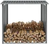 A metal firewood storage shed filled with logs. Náhľad obrázku produktu
