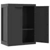 vidaXL Armoire de jardin noir 65x37x85 cm PP Voir les images du produit 9