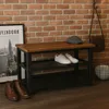 Półka ciemny brąz szafka na buty z siedziskiem loft BEGRYF Podgląd zdjęcia produktu 6