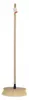 A broom with a wooden handle and light-colored bristles against a white background. Podgląd zdjęcia produktu