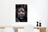 MuchoWow® Poster Porträt - Tiger - Blumen 40x60 cm - Produktbild-Vorschau 5
