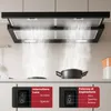 LEVIVO A+++ cofano piatto 90 cm ricircolo e scarico Anteprima dell’immagine prodotto 3