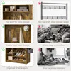 BEALIFE Flur-Garderobe FS29 mit 4 Haken, Bank & Schuhregal Produktbild-Vorschau 8