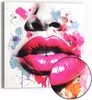 DEQOART Hybrid Leinwand Bild 50x50 cm 'Bunte Verführung' Produktbild-Vorschau 1