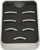 7pcs manopola dell'alzacristalli adesivo ABS cromo argento Anteprima dell’immagine prodotto 2