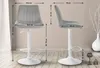 Two bar stools are shown with dimensions indicated by lines and numbers. Podgląd zdjęcia produktu