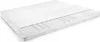 A white mattress is shown from a diagonal angle, with a cutaway revealing its layered structure. Produktbild-Vorschau