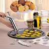 Gebäckpresse Set, Spritzgebäck Presse Edelstahl mit 20 Produktbild-Vorschau 6