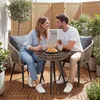 di volio Gartenmöbel Set RIETI - Braun/Grau, Balkonmöbel Produktbild-Vorschau 4