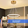 18W LED Ring Pendelleuchte Deckenlampe Warmweiße Licht Produktbild-Vorschau 5