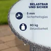 CASARIA® Tavolo Rotondo da Giardino Polyrattan Ø 80 Piano Anteprima dell’immagine prodotto 8
