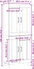 VidaXL 3198324, Dąb Sonoma, 695 mm, 340 mm, 1800 mm Podgląd zdjęcia produktu 8