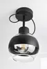 Lampa Wisząca Sufitowa Żyrandol Czarna Szklana Kula Black Podgląd zdjęcia produktu 2