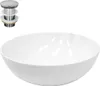 LuxeBath Waschbecken Aufsatzwaschbecken Rund, Ø 40x14,7 cm, Produktbild-Vorschau 1