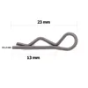 20 Stück Karosserieklammern 1:10 R Splinte 23 mm - silber Produktbild-Vorschau 2