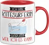 Kitesurferin Tasse Geschenk Ich Bin Kitesurferin Warum Weil Produktbild-Vorschau 1