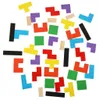 Tetris układanka puzzle drewniane klocki Montessori gra Podgląd zdjęcia produktu 6