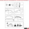 2x paravento parapioggia per Mercedes Vito Viano W639 Anteprima dell’immagine prodotto 8