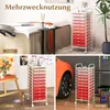 Carrello COSTWAY con 10 cassetti impilabili, carrello Anteprima dell’immagine prodotto 7