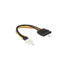 DELOCK Stromkabel SATA 15Pin -> Floppy 4Pin St/St 0,15m Náhled obrázku produktu 4
