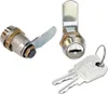 Two cabinet locks and two keys are displayed against a white background. Produktbild-Vorschau