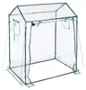 Serra in plastica Relaxdays, telo in PVC, porta e finestra Anteprima dell’immagine prodotto 10