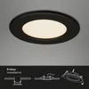 Lampe LED encastrée BRILONER LEUCHTEN THIN, 6 W, 450 lm, Voir les images du produit 10