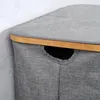 KESPER Wäschesammler grau – 54,5x33x50cm – -Bambusrahmen & Produktbild-Vorschau 12