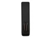 The back of a black remote control with two AA batteries inserted. Anteprima dell’immagine prodotto