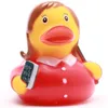 Badeente Lehrerin rot Vinyl 8 cm Produktbild-Vorschau 3