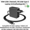 B28C 90W USB-C Netzteil – PD Schnellladegerät für Laptop & Produktbild-Vorschau 2