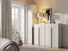 Furniture24 Moderne boekenkast met kast, slanke hoge kast, Productafbeelding-voorbeeld 3