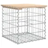 vidaXL Gabionová zahradní lavička 43x44x42 cm Borovicový Náhled obrázku produktu 5