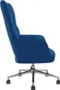 vidaXL Fauteuil relax bleu velours Voir les images du produit 10