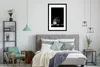 MuchoWow® Gerahmtes Poster Löwe mit Mundschutz - schwarz Produktbild-Vorschau 7